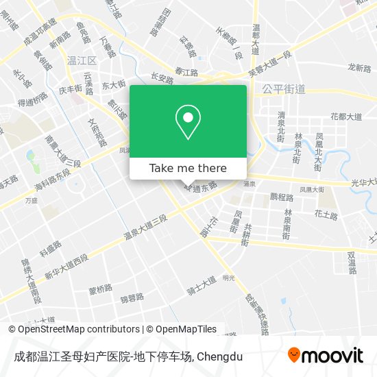 成都温江圣母妇产医院-地下停车场 map