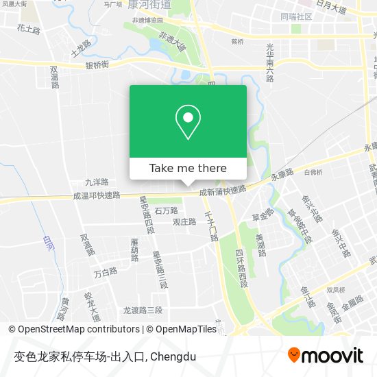 变色龙家私停车场-出入口 map