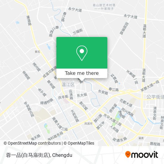 蓉一品(白马庙街店) map
