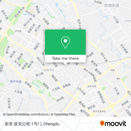 新里·派克公馆-1号门 map