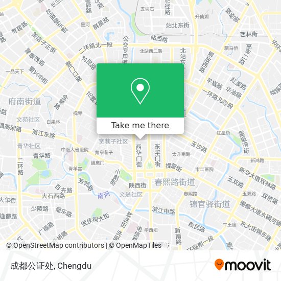 成都公证处 map