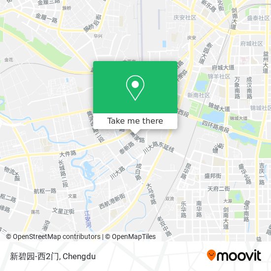 新碧园-西2门 map