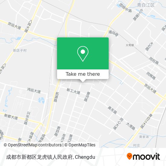 成都市新都区龙虎镇人民政府 map