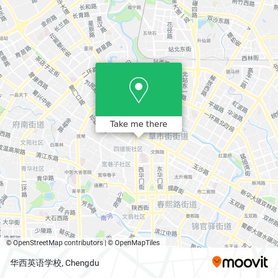 华西英语学校 map