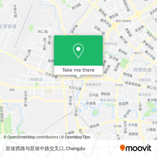 苏坡西路与苏坡中路交叉口 map