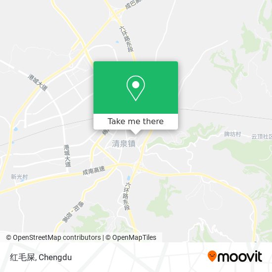 红毛屎 map