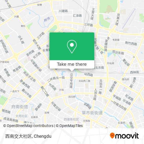 西南交大社区 map