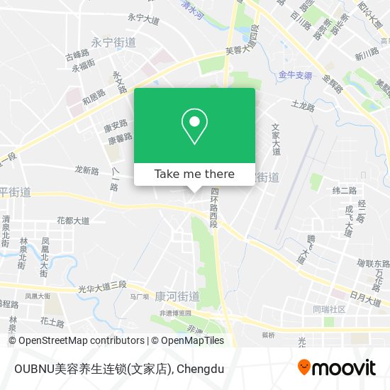 OUBNU美容养生连锁(文家店) map