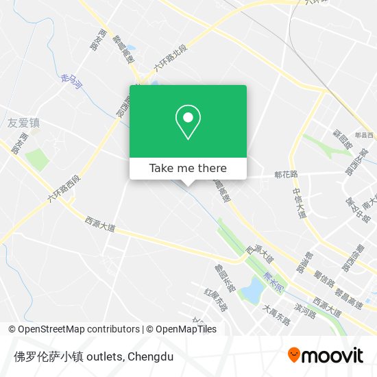 佛罗伦萨小镇 outlets map