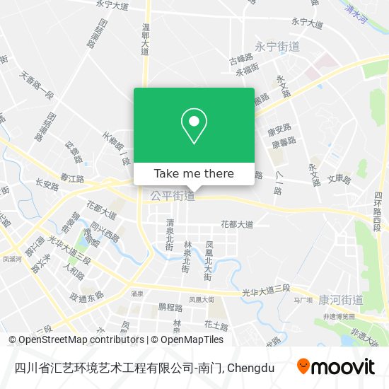 四川省汇艺环境艺术工程有限公司-南门 map