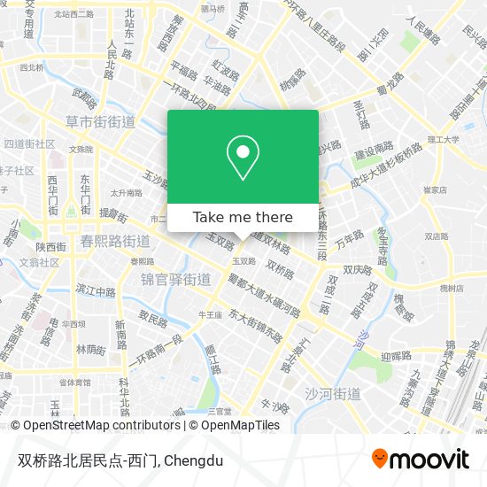 双桥路北居民点-西门 map