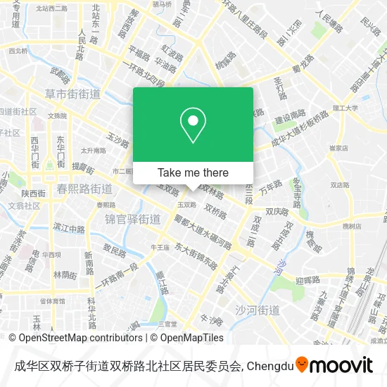成华区双桥子街道双桥路北社区居民委员会 map