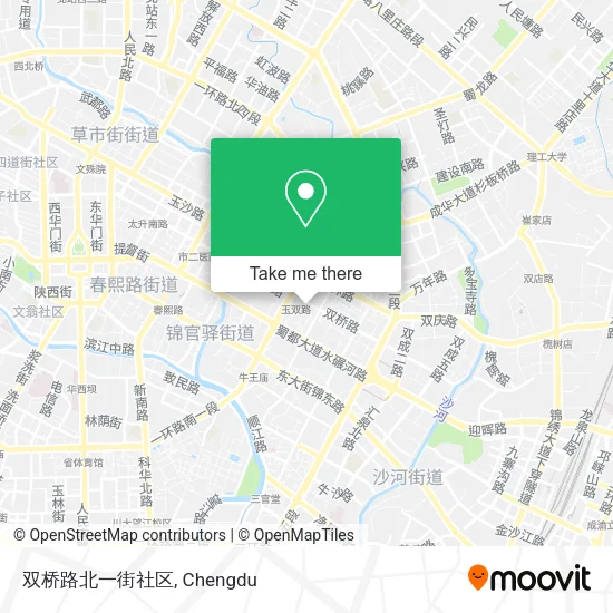 双桥路北一街社区 map