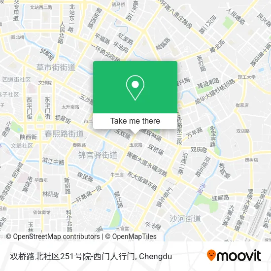 双桥路北社区251号院-西门人行门 map