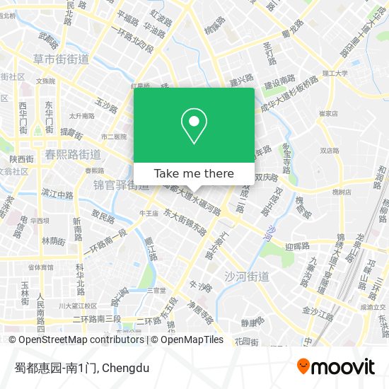 蜀都惠园-南1门 map