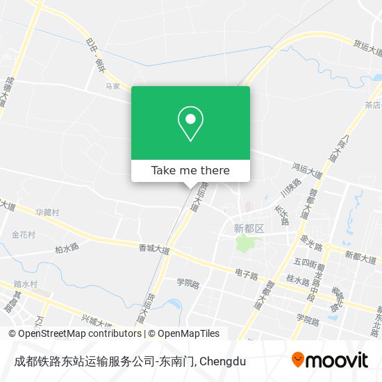 成都铁路东站运输服务公司-东南门 map