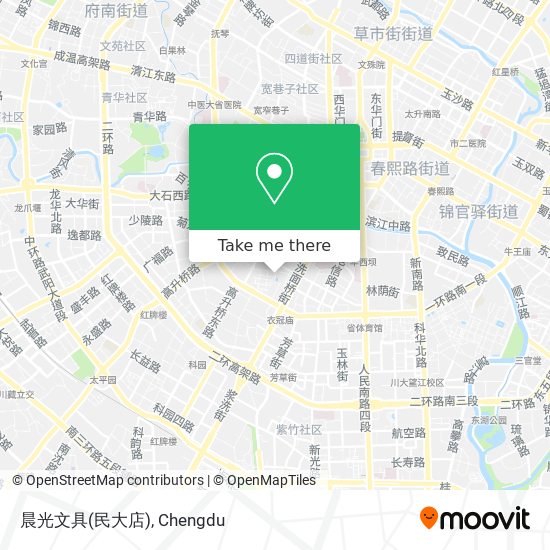 晨光文具(民大店) map