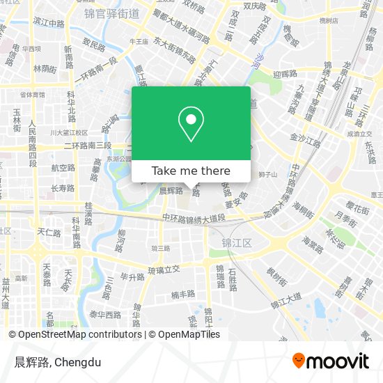 晨辉路 map
