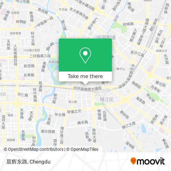 晨辉东路 map