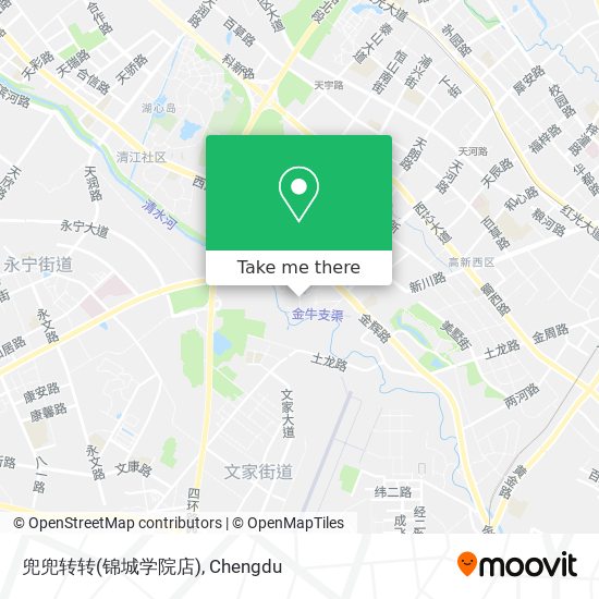 兜兜转转(锦城学院店) map