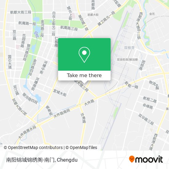南阳锦城锦绣阁-南门 map