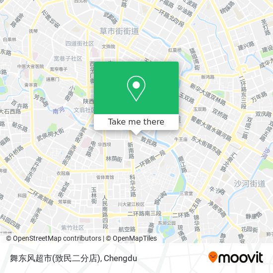 舞东风超市(致民二分店) map