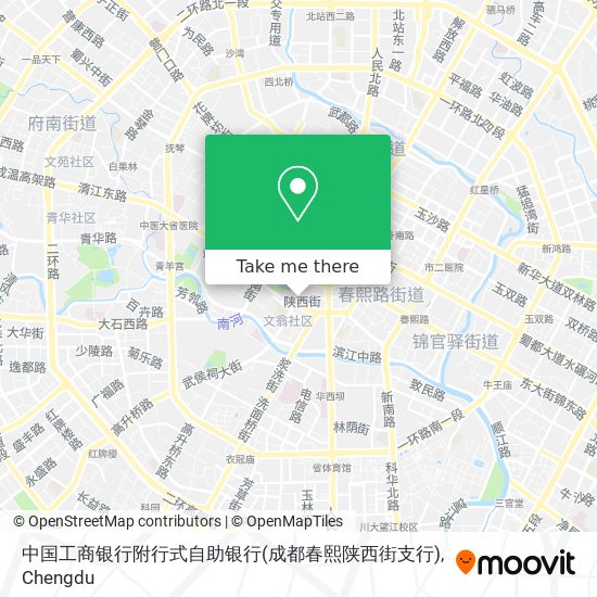 中国工商银行附行式自助银行(成都春熙陕西街支行) map