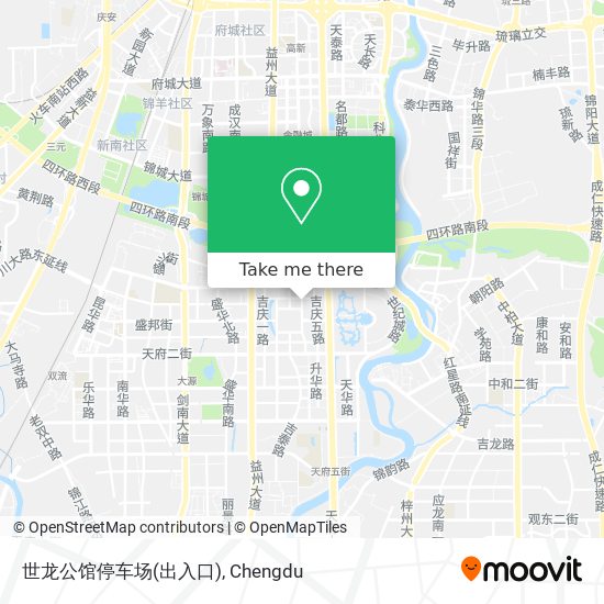 世龙公馆停车场(出入口) map