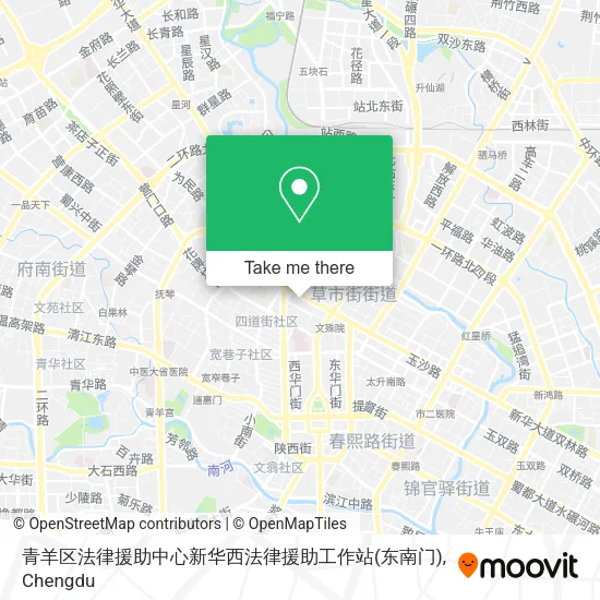 青羊区法律援助中心新华西法律援助工作站(东南门) map