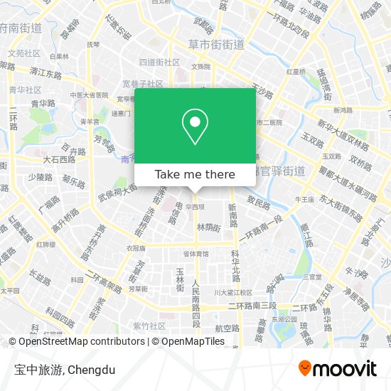 宝中旅游 map