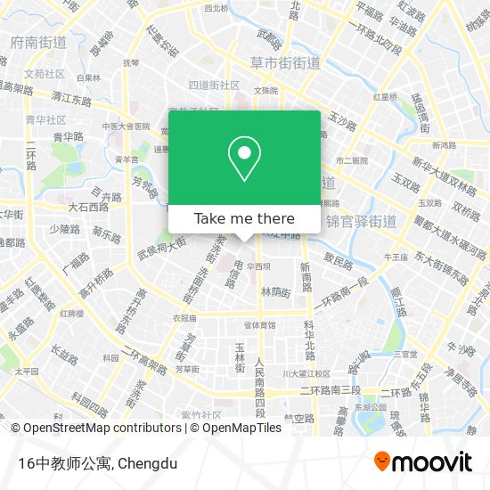 16中教师公寓 map