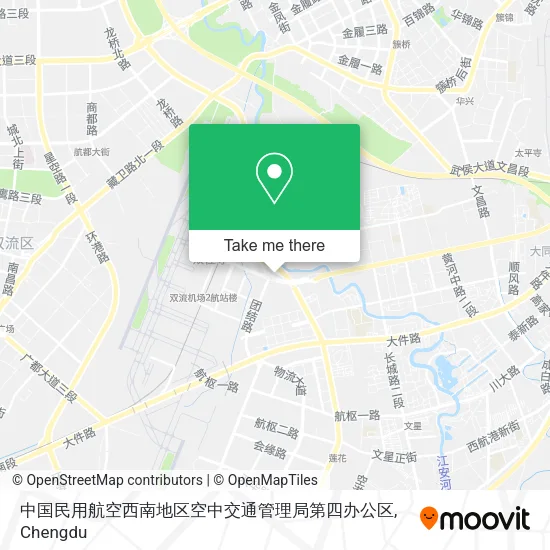 中国民用航空西南地区空中交通管理局第四办公区 map