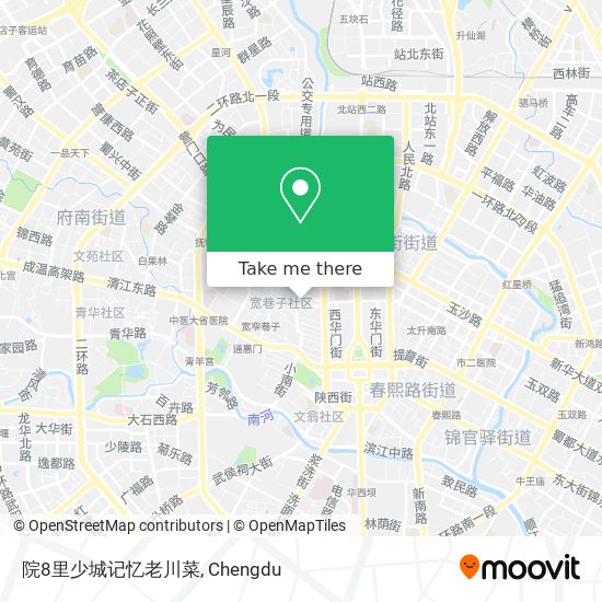 院8里少城记忆老川菜 map