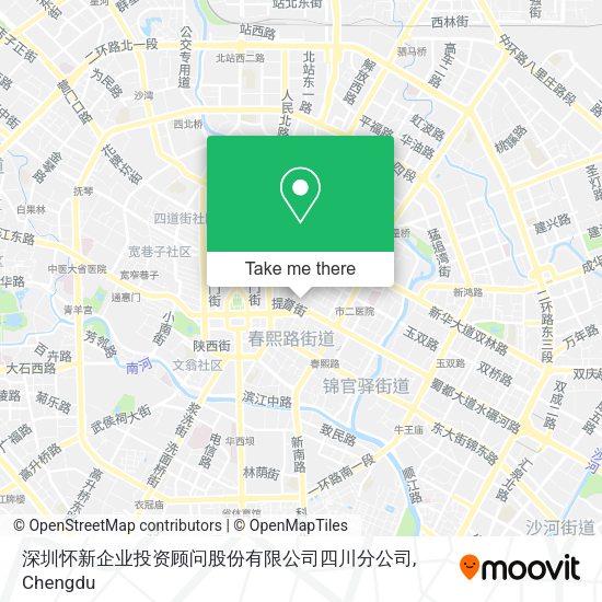 深圳怀新企业投资顾问股份有限公司四川分公司 map