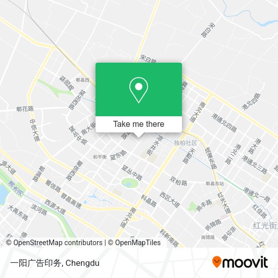 一阳广告印务 map