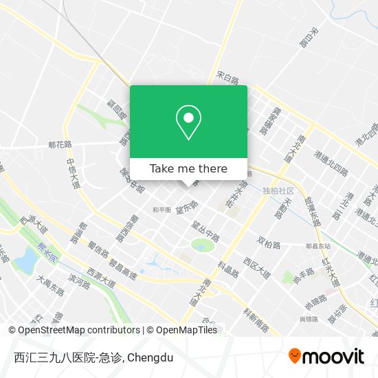 西汇三九八医院-急诊 map