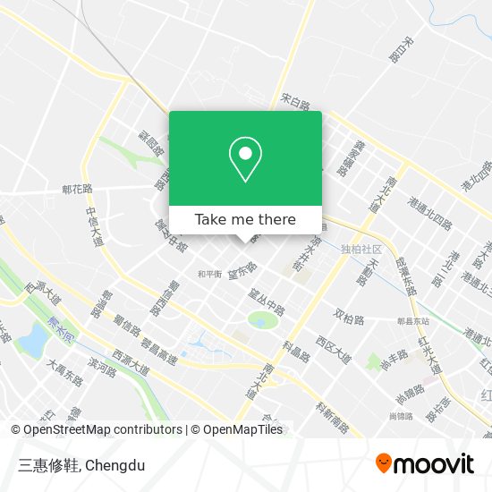 三惠修鞋 map