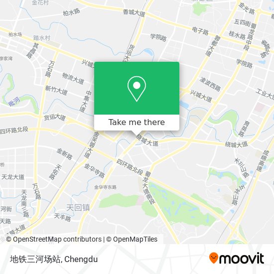 地铁三河场站 map