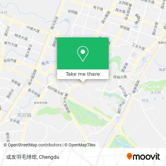 成发羽毛球馆 map