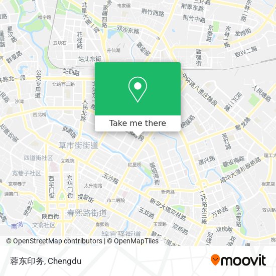 蓉东印务 map