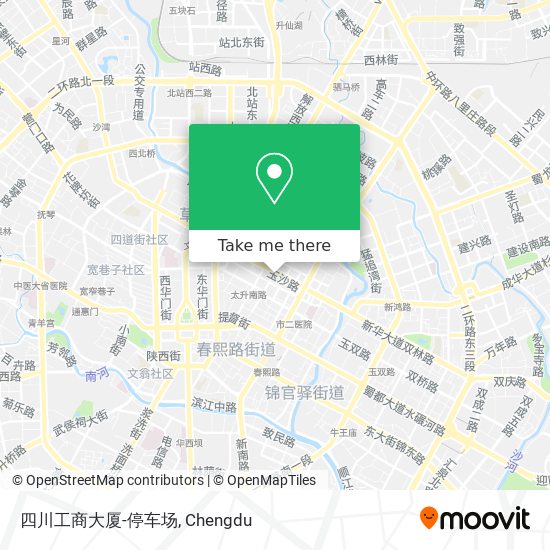 四川工商大厦-停车场 map