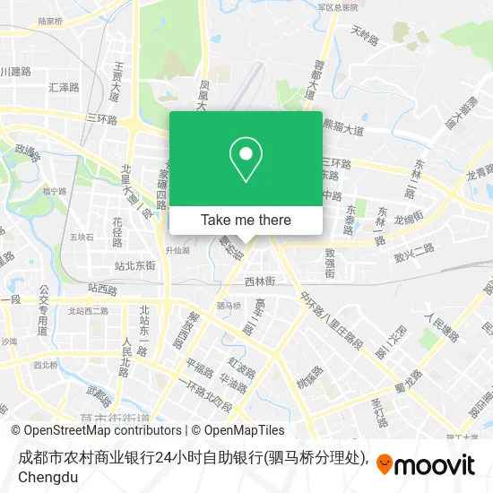 成都市农村商业银行24小时自助银行(驷马桥分理处) map