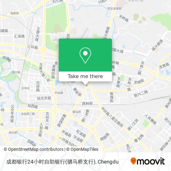 成都银行24小时自助银行(驷马桥支行) map