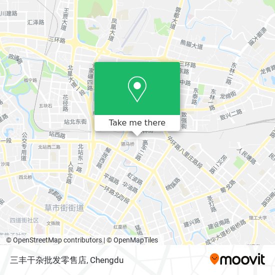 三丰干杂批发零售店 map