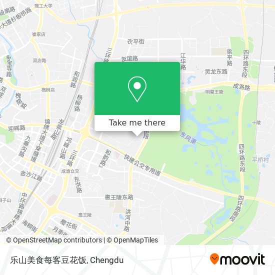 乐山美食每客豆花饭 map