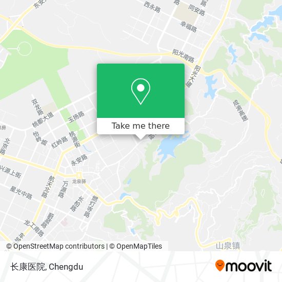 长康医院 map