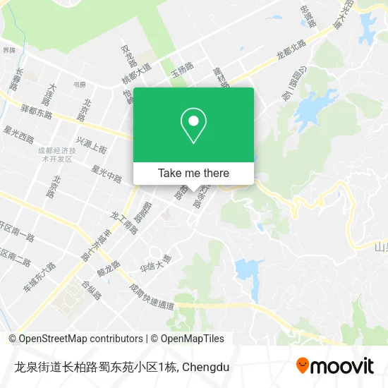 龙泉街道长柏路蜀东苑小区1栋 map