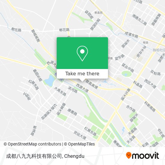 成都八九九科技有限公司 map