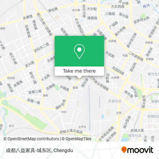 成都八益家具-城东区 map
