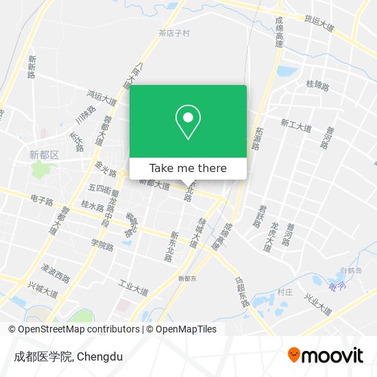 成都医学院 map